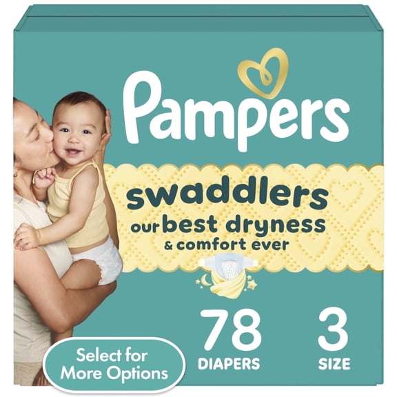 Swaddlers Diapers, Size 3, 78 Count (Select for More Options)