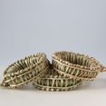 thumbnail image 1 of Swadeshi Blessings Palm Leaf Stands/Pot Stand/Earthen Pot Stands Set of 3, 1 of 1