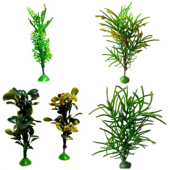 Swadeshi Desire Artificial Mix Trees 30 ps Art and Craft use Model School Project,Architectural Miniature Tree( Height 9cm)