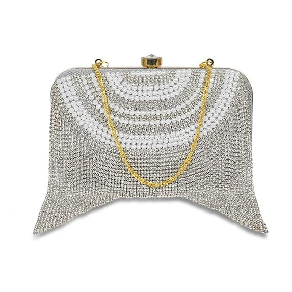 Swadeshi Desire Clutch Wristlet Silver For women