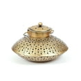 thumbnail image 1 of Swadeshi Desire Metallic Jali Golden Pot Degchi T Light - Elegance in Golden Glow, 1 of 4