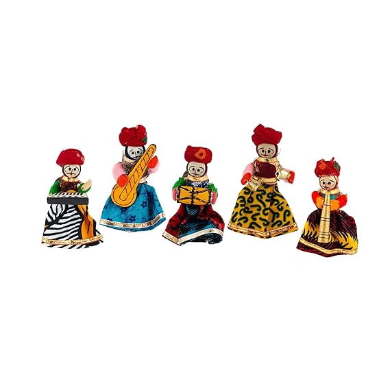 Rajasthani Puppet Couple Handmade Magnet (Set of 2) 26