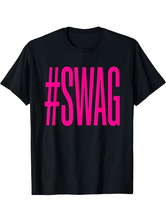 Swag 2000s Y2K Hashtag T-shirt