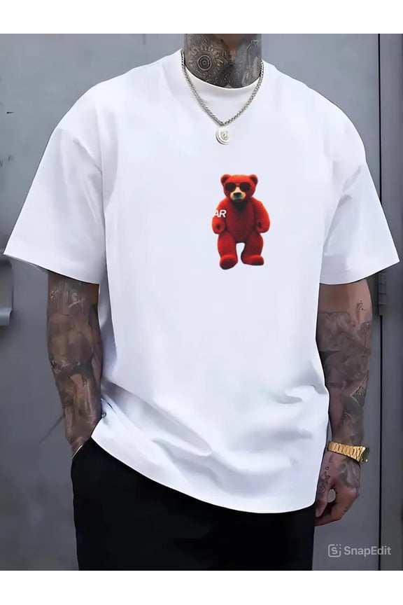 Swag Bear Cool Confident Attitude Hip Hop Style T-Shirt mysecret-cellar, for men & women, up to size 5XL