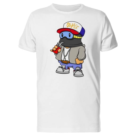 Swag Boy Mask & Goggles T-Shirt Men -Image by Shutterstock, Male Medium