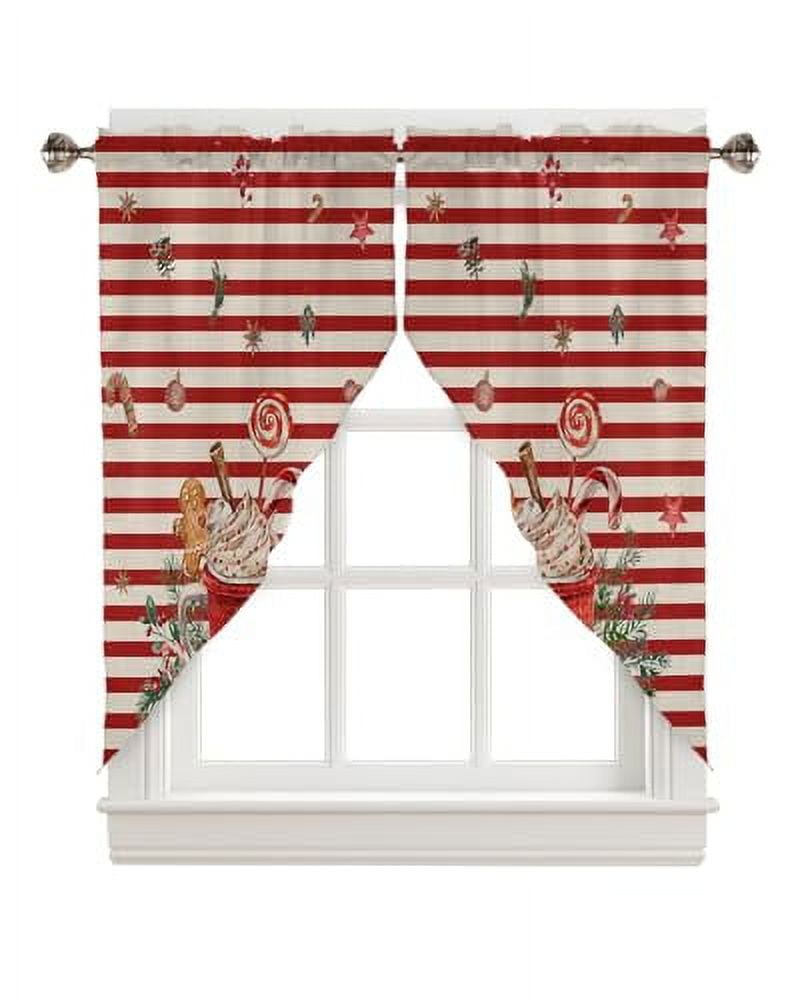 Swag Curtains For Windows Semisheer Curtains Window Valance Rod Pocket
