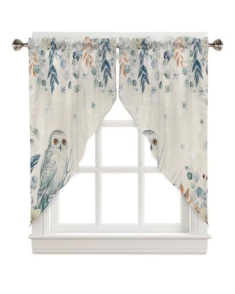 Swag Curtains For Windows Semisheer Curtains Window Valance Rod Pocket