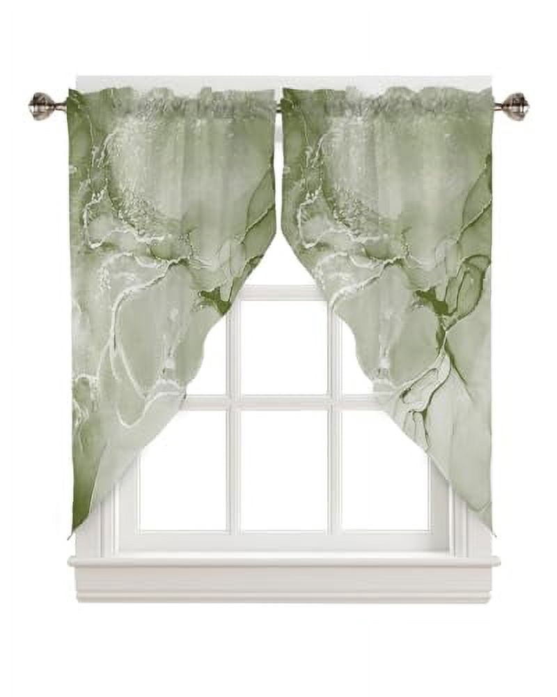 Swag Curtains For Windows Semisheer Curtains Window Valance Rod Pocket