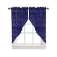 thumbnail image 1 of Swag Curtains, Independence Day American Letters Rod Pocket Kitchen Curtains Valances Tier Curtains Swag Valance Curtains for Bedroom Living Room 28" x 36", 2 Panels, 1 of 6