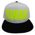 thumbnail image 1 of Swag Flock Print Style White/Black Snapback Hat Cap, 1 of 1