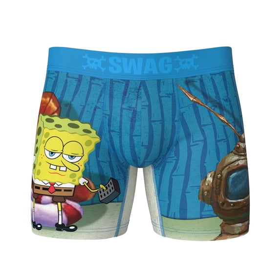 Swag Men's SpongeBob SquarePants "I'ma Head Out" Boxer Brief