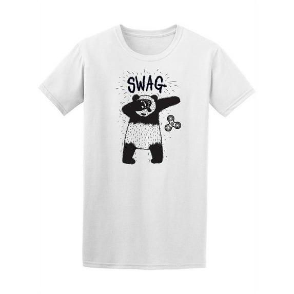 Swag Panda Dab Fidget Spinner T-Shirt Men -Image by Shutterstock, Male 4X-Large