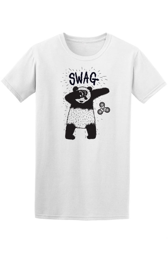 Swag Panda Dab Fidget Spinner T-Shirt Men -Image by Shutterstock, Male Large