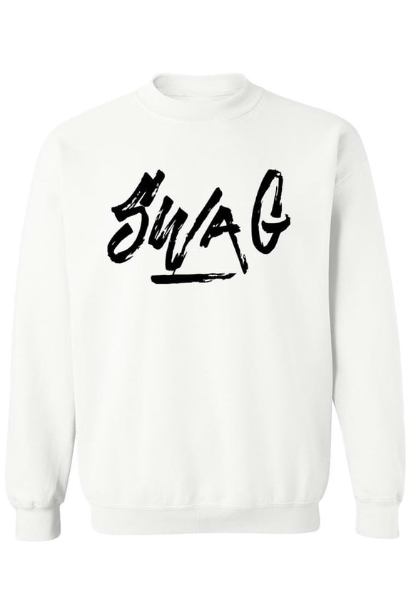Swag. Sweatshirt Men - Men Sweatshirt, White, 2XL