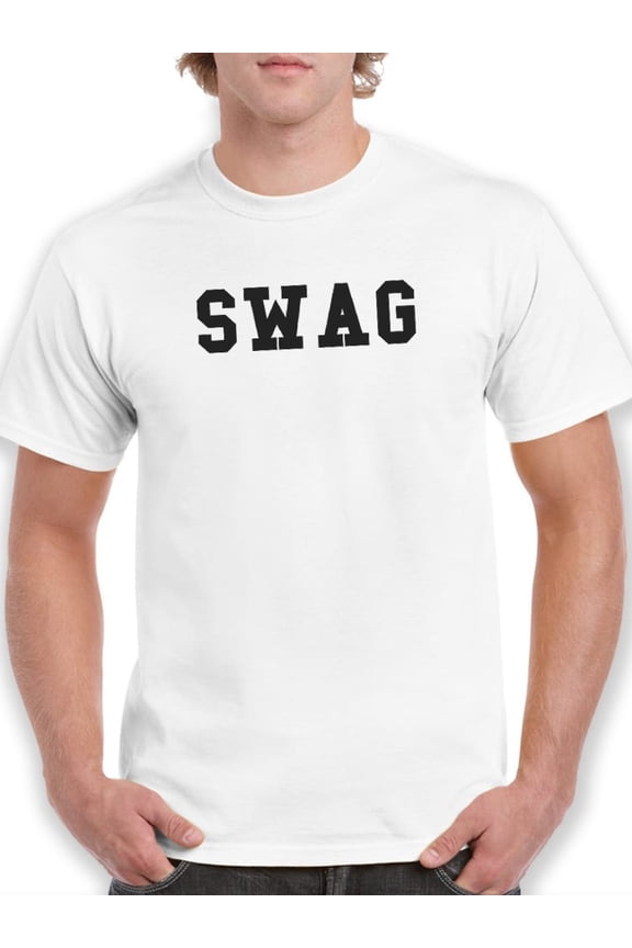 Swag The Overuse Killed it? Men White T-Shirt, Male x-Large