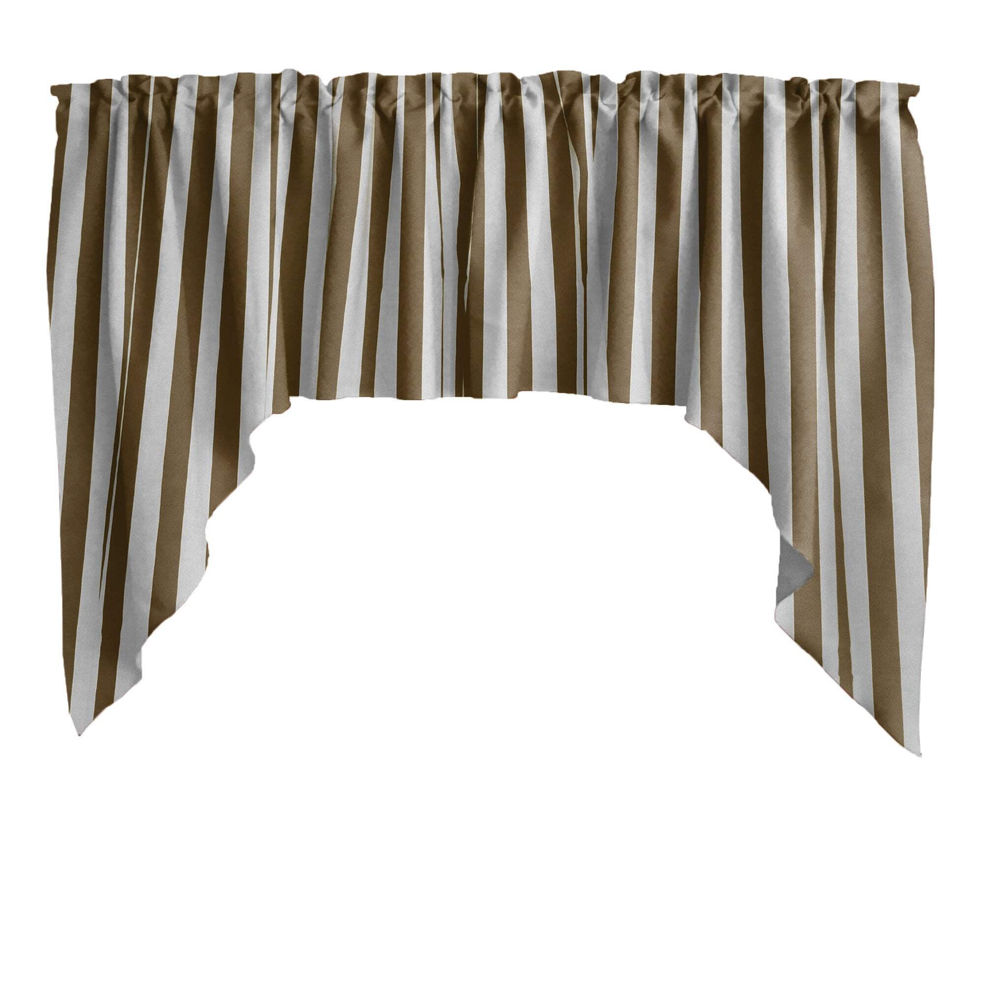 Swag Valance Cotton 1 Inch Wide Stripes Print 58
