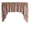 thumbnail image 1 of Swag Valance Cotton Circles and Dots Print 58" Wide / 36" Tall, 1 of 1