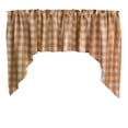 thumbnail image 1 of Swag Valance Cotton Gingham Checkered Print 58" Wide / 36" Tall, 1 of 1
