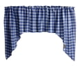 thumbnail image 1 of Swag Valance Cotton Tavern Checkered Print 58" Wide / 36" Tall, 1 of 1
