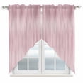 thumbnail image 1 of Swag Valance Curtains for Windows, Pink Light Filtering Kitchen Curtains with Rod Pocket, Modern Abstract Art Ombre Striped Decorative Window Treatment Valances for Living Room, 36x36 - 2 PCS, 1 of 9