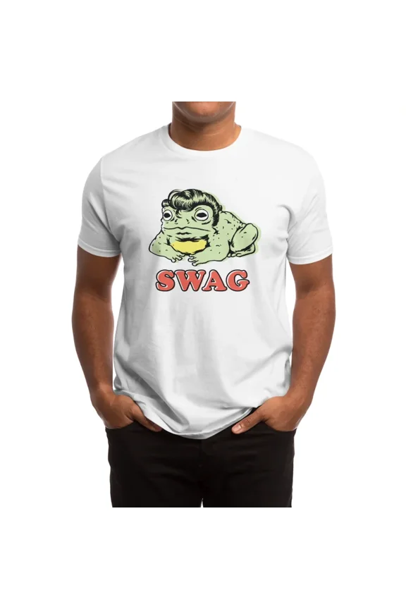 Swag frog with a cool hairstyle