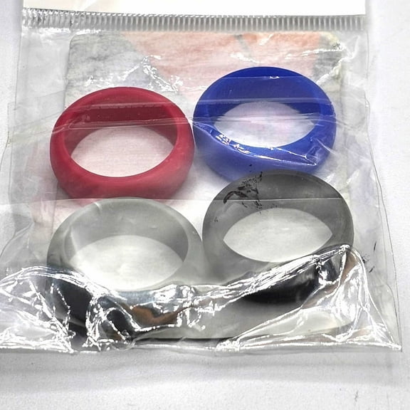 Swaga Silicone Wedding Ring, Size 10 (4 Und for Bag)
