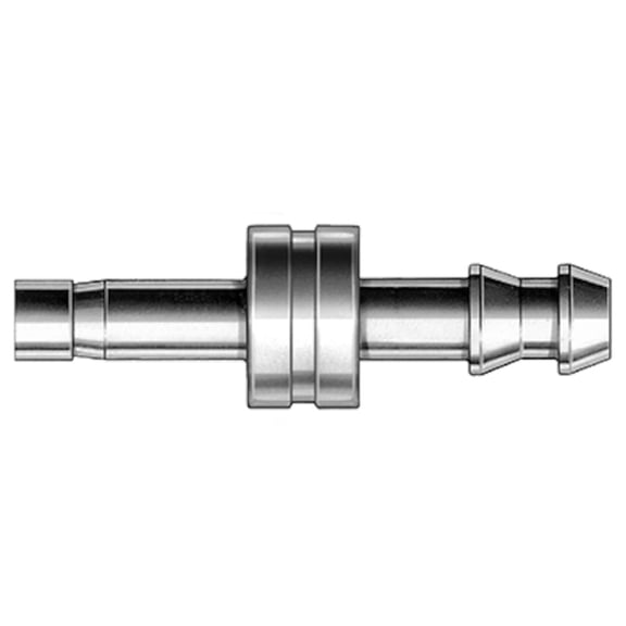 Swagelok Stainless Steel Push-On Hose End Connector, 3/4 in. Tube Adapter, 3/4 in. Hose Size