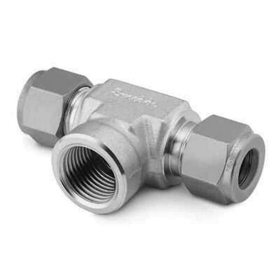 Swagelok, SS-600-3TTF, Stainless Steel Swagelok Tube Fitting, Female Branch Tee