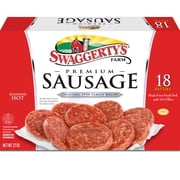 Swaggerty's Farm® 18 Premium Sausage Patties, Hot