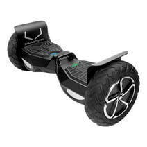 Swagtron Off-Road T6 Hoverboard, 420 lb Weight Limit, Black, Bluetooth Speaker, 10 Inch Wheel 12 Mph UL-Compliant (Recertified)