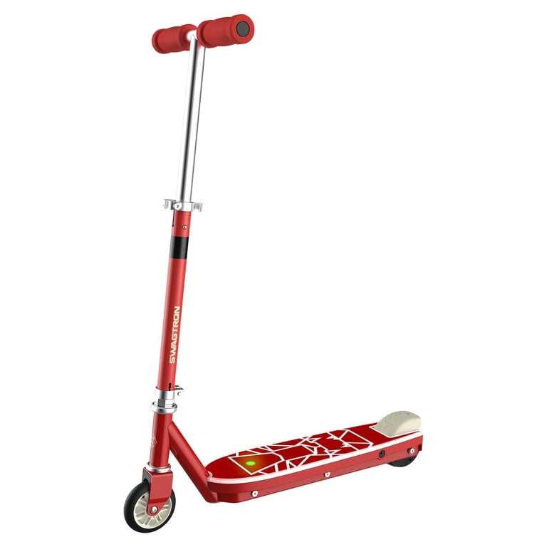 Swagtron SK1 Electric Kick Start Scooter for Kids, Durable Steel