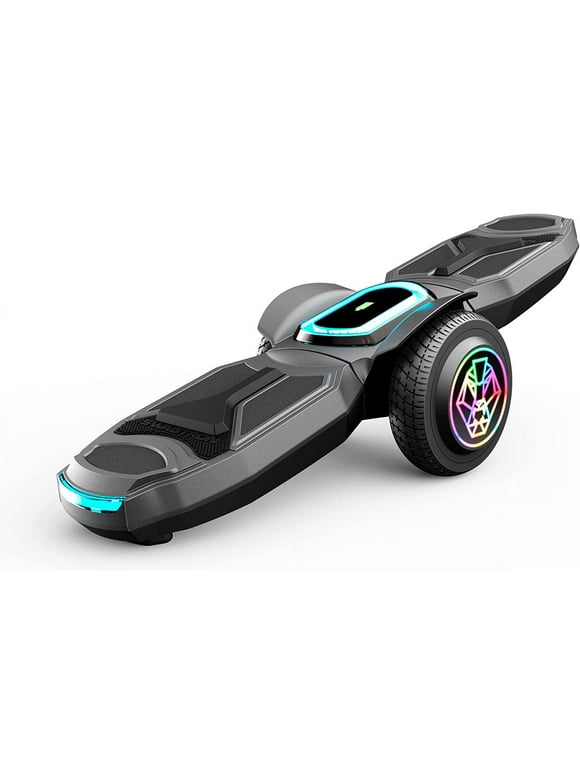 Swagtron Shuttle Zipboard Electric Hoverboard Skateboard LED Wheels Bluetooth Speaker (Recertified)
