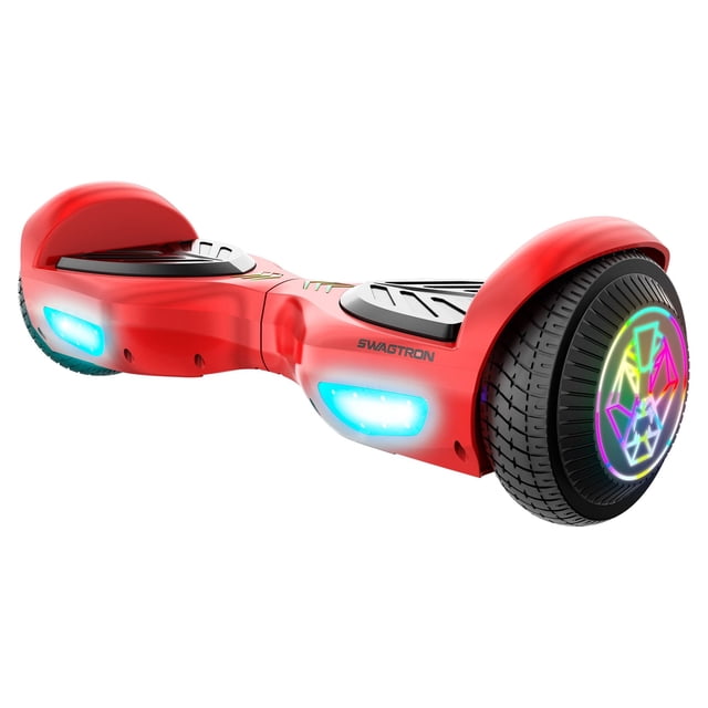 Swagtron Swag BOARD EVO V2 Hoverboard with Light-Up Wheels and Balance ...