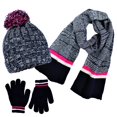thumbnail image 1 of Swak Girls Hat,Scarf & Glove Set-Kids Cold Weather Winter Accessories-Childrens 3 Pc Beanie Set-Big Girls Hat Scarves & Glove, 1 of 5