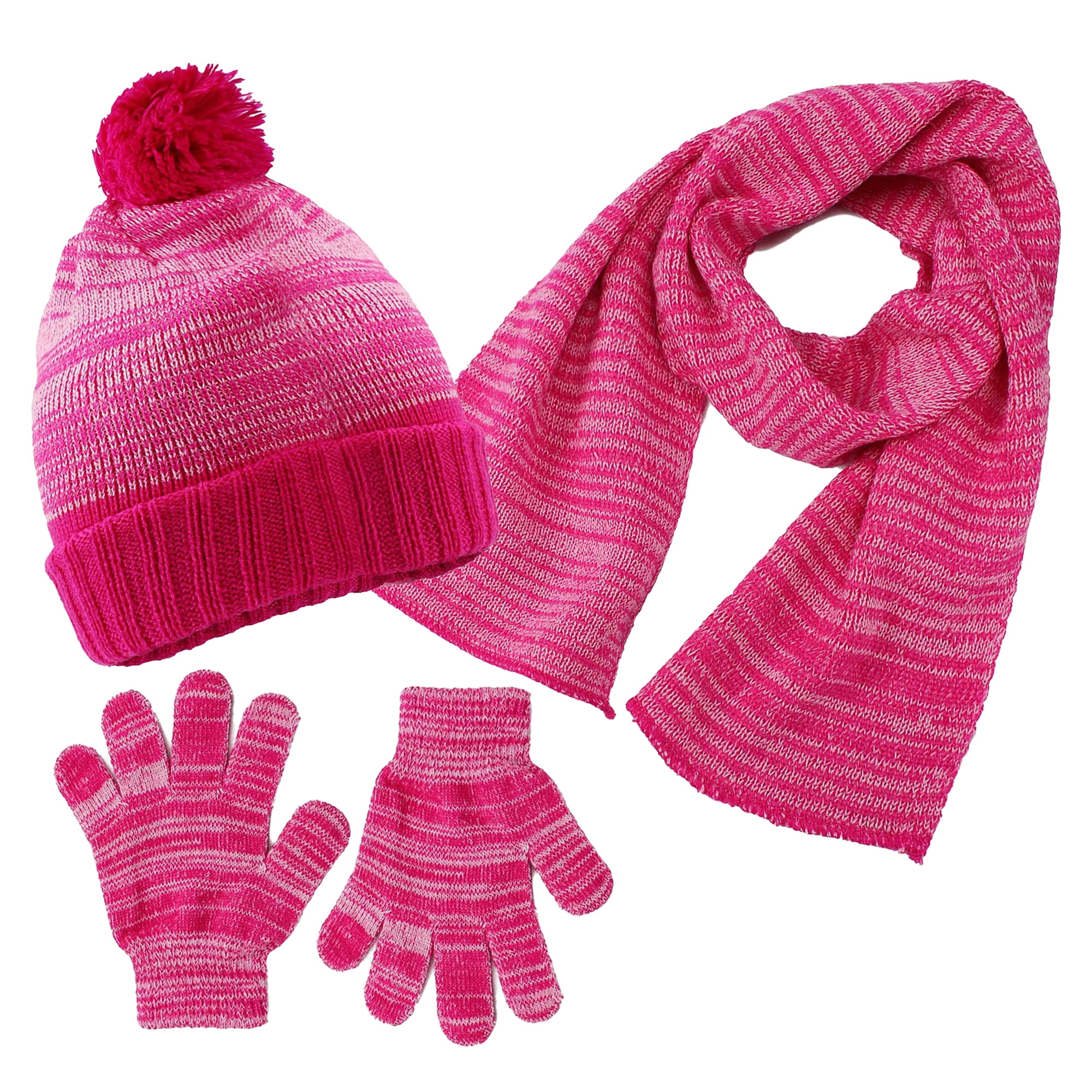 Swak Girls Hat,Scarf & Glove Set-Kids Cold Weather Winter Accessories ...
