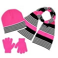thumbnail image 1 of Swak Girls Hat,Scarf & Glove Set-Kids Cold Weather Winter Accessories-Childrens 3 Pc Beanie Set-Big Girls Hat Scarves & Glove, 1 of 5