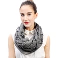 thumbnail image 1 of Swallow Bird Print Women's Infinity Scarf Lightweight, 1 of 3
