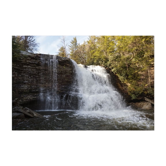 Swallow Falls - Oakland Maryland Photography Waterfall Nature Scenic Landscape Forest Wilderness Water Unframed Wall Art Print 16 x 24 inches