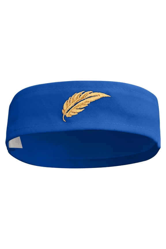 Swallow Feather Logo Embroidered Cotton Twill Stretchable Hat Band - Royal OSFM