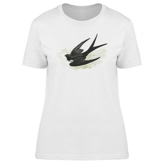 Swallow Vintage Design T-Shirt Women -Image by Shutterstock, Female x-Large