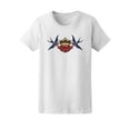 thumbnail image 1 of Swallows With Crown Tee Women's -Image by Shutterstock, 1 of 2