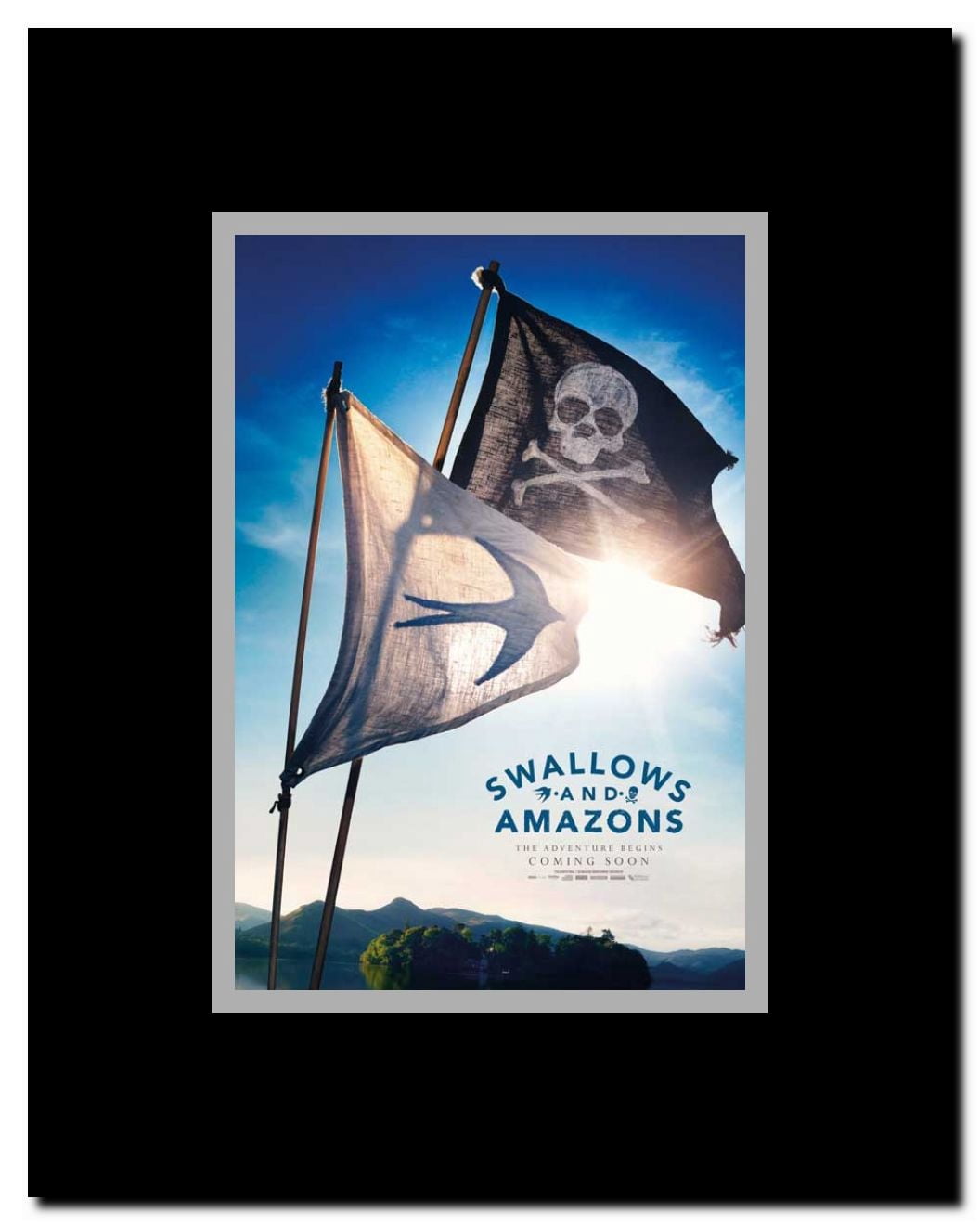 Swallows and Amazons Framed Movie Poster