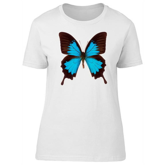 Swallowtail Blue Butterfly Tee Women's -Image by Shutterstock