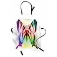 thumbnail image 1 of Swallowtail Butterfly Apron Butterfly with Rainbow Colors Fantasy Animal Artistic Dreamy Display, Unisex Kitchen Bib Apron with Adjustable Neck for Cooking Baking Gardening, Multicolor, by Ambesonne, 1 of 3