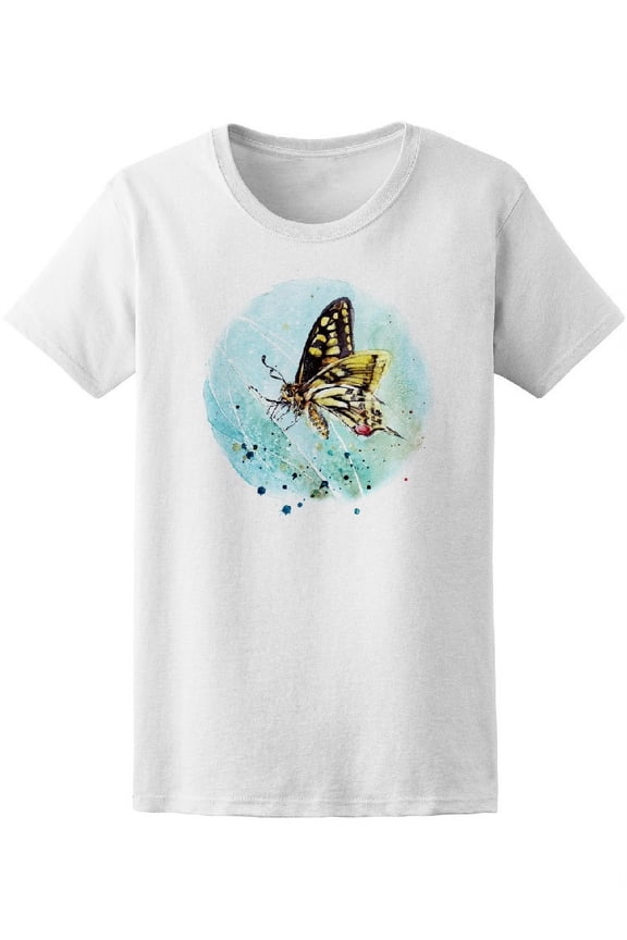 Swallowtail Butterfly T-Shirt Women -Image by Shutterstock, Female Medium