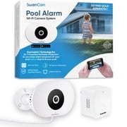 SwamCam Pool Alarm Wi-Fi Camera System   ASTM F2208 Certified   Smart Pool Safety for In-ground & Above-Ground Pools   Real-Time Alerts & Live View Camera & Repeater/Alarm Only