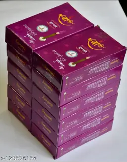 Swami BAMBOOLESS Incense Stick || LAVENDERragrance || Special Long Lasting Agarbatti for Puja, Havan, Rituals | 12 Packs