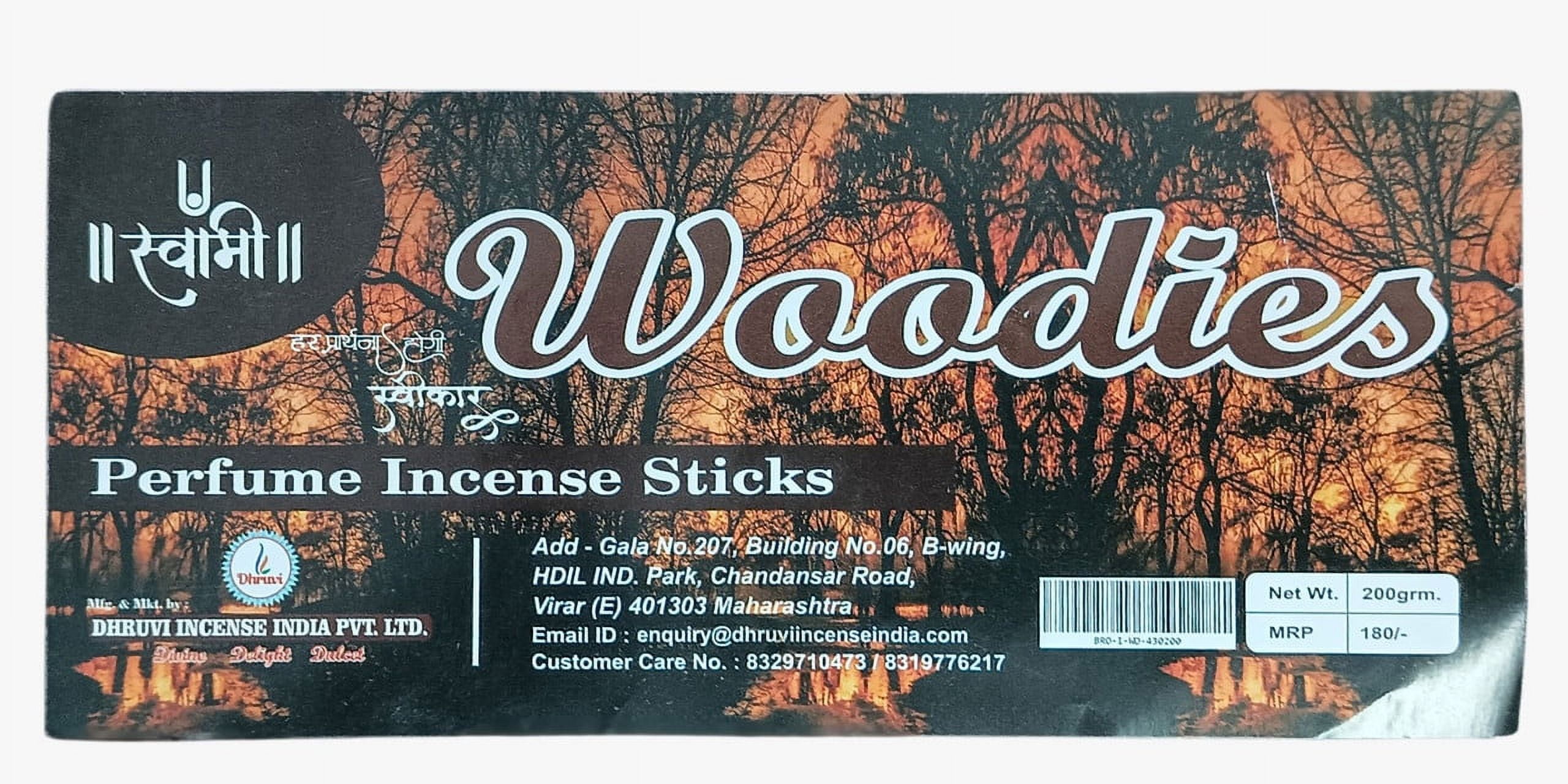 Swami Premium Fragrance Incense Sticks ll WOODIES