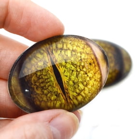 Swamp Creature Oval Glass Eyes