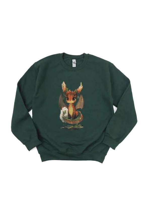 Swamp Dragon Mythical Creature Fantasy Marsh Bog Wetland Sweatshirt, for men & women, up to size 5XL